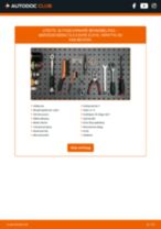 DIY-manual för byte av Slitagevarnare Bromsbelägg i MERCEDES-BENZ CLS