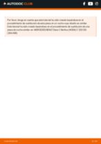 Cambio Sensor de Desgaste de Pastillas de Frenos MERCEDES-BENZ C-CLASS T-Model (S204): guía pdf