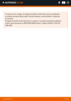 Jak wymienić Zużycie okładzin hamulcowych MERCEDES-BENZ CLS (C218) - instrukcje online