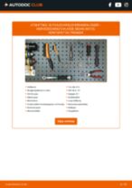 DIY-manual for utskifting av Alarmkontakt Bremsebeleggslitasje i MERCEDES-BENZ E-Klasse 2023