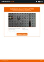 Βήμα-βήμα PDF οδηγιών για να αλλάξετε Φίλτρο καυσίμων σε MERCEDES-BENZ SPRINTER CLASSIC 3,5-t Box (909)