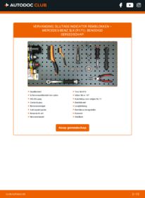 Vervangen: Slijtage Indicator Remblokken 200 Kompressor (171.442) SLK R171