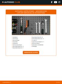 Wie der Wechsel ausgeführt wird: Koppelstange C 220 CDI 2.2 (204.008) W204