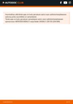 MERCEDES-BENZ C-CLASS T-Model (S204) Koiranluu vaihto : opas pdf