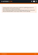 Trin-for-trin PDF-tutorial om skift af MERCEDES-BENZ E-CLASS Coupe (C207) Stabstag
