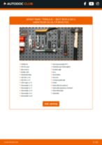 Online manual til udskiftning på egen hånd af Tårnlejer på SEAT IBIZA II (6K1)