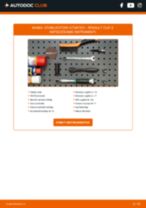 Tiešsaistes rokasgrāmata, kā pašam mainīt Savienotājstienis uz RENAULT CLIO III (BR0/1, CR0/1)