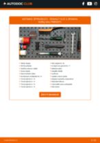 Kaip pakeisti gale ir priekyje Spyruoklės RENAULT CLIO III (BR0/1, CR0/1) - instrukcijos internetinės