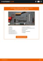 RENAULT CLIO III (BR0/1, CR0/1) Stoßdämpfer Gasdruck und Öldruck tauschen: Handbuch pdf