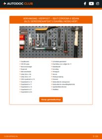 Vervanging uitvoeren: Schokbrekers 1.9 TDI Seat Cordoba 6L2