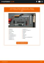Stap-voor-stap PDF-handleidingen over het veranderen van RENAULT CLIO III (BR0/1, CR0/1) Draagarm