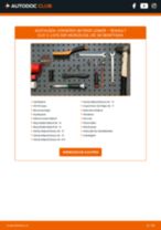 RENAULT CLIO III (BR0/1, CR0/1) Querlenker: Schrittweises Handbuch im PDF-Format zum Wechsel