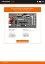 Manual online sobre el cambio de Rótula barra de acoplamiento por su cuenta en RENAULT Twingo II Kasten / Schrägheck (CNO_)
