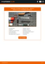 Samodzielna wymiana Drążek wspornik stabilizator tylne i przednie RENAULT - online instrukcje pdf
