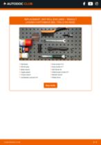 DIY RENAULT change Stabilizer link rear and front - online manual pdf