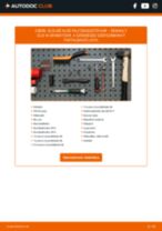 Útmutató PDF CLIO Grandtour (KR0/1_) 1.6 16V (KR0B) karbantartásáról