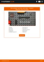 DIY PEUGEOT change Clutch main cylinder - online manual pdf