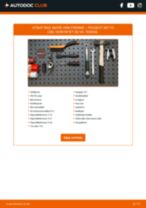 Montering Opphengsarmer PEUGEOT 307 CC (3B) - steg-for-steg manualer