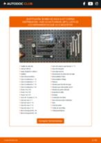 Instrucciones gratuitas en línea sobre cómo renovar Bomba de agua + kit de correa de distribución AUDI A3 (8P1)