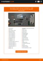 Instalare Kit de distribuție + pompă de apă AUDI cu propriile mâini - online instrucțiuni pdf
