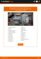 Step by step PDF-tutorial on Crankshaft Pulley FORD Activa Mk4 Schrägheck (KJ,KL,KM) replacement