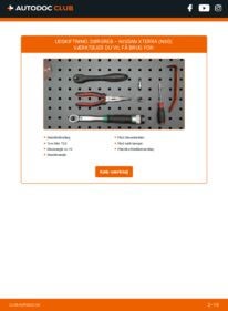 Hvordan man udfører udskiftning af: Dørgreb på 4.0 NISSAN Xterra (N50)