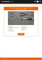 How to change Spark plug set iridium and platinum on MERCEDES-BENZ C-CLASS (W203) - manual online