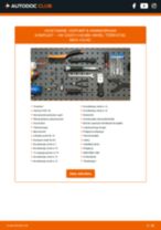 Samm-sammuline PDF-juhend VW CADDY II Estate (9K9B) Hammasrihma komplekt asendamise kohta