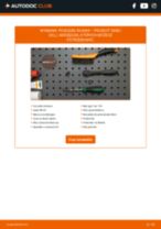 Instrukcja samodzielnej wymiany Pasek gumowy, system wydechowy w PEUGEOT 4007 2013