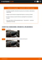 Samm-sammuline PDF-juhend Lancia Y10 156 Pidurisadul asendamise kohta