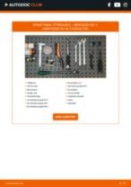 Trin-for-trin PDF-tutorial om skift af Citroen C1 1 Tilbehørssæt, skivebremsebelægning
