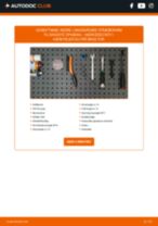 Trin-for-trin PDF-tutorial om skift af MERCEDES-BENZ E-CLASS (W211) Bærearm