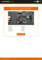 Bytte Alarmkontakt Bremsebeleggslitasje MERCEDES-BENZ E-CLASS (W211): handleiding pdf