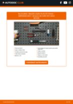 Instrucțiunile online gratuite cum să reparatii Senzor placute frana MERCEDES-BENZ E-CLASS (W211)