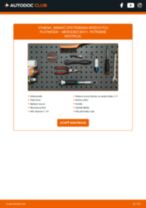 Vymeniť Senzor opotrebenia brzdových dostičiek MERCEDES-BENZ E-CLASS: zadarmo pdf