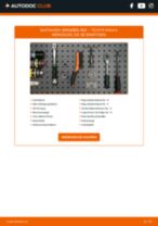 TOYOTA RAV 4 II (CLA2_, XA2_, ZCA2_, ACA2_) Bremsbeläge: Schrittweises Handbuch im PDF-Format zum Wechsel