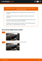 Manuale de depanare pentru TOYOTA COROLLA 2016 online