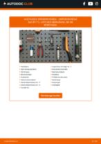 MERCEDES-BENZ SLK (R171) Bremsscheiben: Schrittweises Handbuch im PDF-Format zum Wechsel
