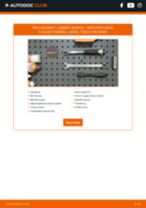 Step by step PDF-tutorial on Lambda Sensor MERCEDES-BENZ C-CLASS Estate (S202) replacement