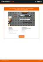 Step by step PDF-tutorial on Lambda Sensor MERCEDES-BENZ CLK (C209) replacement