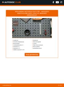 Vervanging uitvoeren: Oliefilter R 320 CDI 3.0 4-matic (251.022, 251.122) Mercedes W251