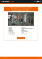 Podrobný PDF tutorial k výmene Mercedes Heckflosse W111 Kryt olejového filtra / Tesnenie