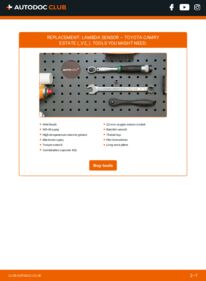 How to carry out replacement: Lambda Sensor 3.0 (MCV20_, MCV20) Camry V20 Estate