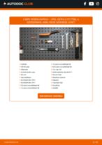 Útmutató PDF Astra G CC (T98) 1.7 TD (F08, F48) karbantartásáról