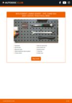 Step by step PDF-tutorial on Lambda Sensor OPEL COMBO Box Body / Estate replacement