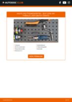 Online-ohjekirja, kuinka vaihtaa Kallistuksenvakaajan yhdystanko MERCEDES-BENZ PONTON (W121) -malliin