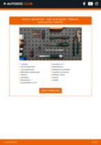 Online-ohjekirja, kuinka vaihtaa Etujarrusatulan korjaussarja LANCIA THEMA (LX) -malliin