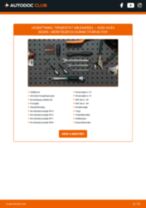 Trin-for-trin PDF-tutorial om skift af AUDI A4 (8D2, B5) Termostat