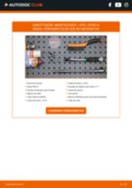 Manual online sobre a substituição de Cremalheira da direção em Skoda Roomster Praktik