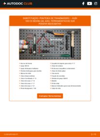 Como realizar a substituição de Ponteira De Transmissão 2.3 E Audi 100 C3